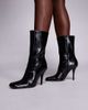 ASOS DESIGN ASOS DESIGN Everly angled toe heeled ankle boots in black - 1