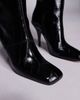 ASOS DESIGN ASOS DESIGN Everly angled toe heeled ankle boots in black - 2