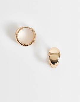 ASOS DESIGN ASOS DESIGN everyday chubby hoops in gold tone