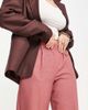 ASOS DESIGN ASOS DESIGN everyday slouch boy pants in rose-Pink - 3