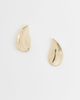ASOS DESIGN ASOS DESIGN everyday stud earrings with teardrop design in gold tone - 1