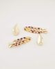 ASOS DESIGN ASOS DESIGN everyday stud earrings with teardrop design in gold tone - 2