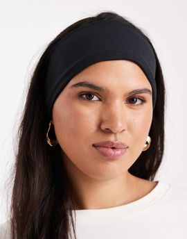 ASOS DESIGN ASOS DESIGN extra soft touch jersey headband in black