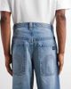 ASOS DESIGN ASOS DESIGN extreme baggy fit jeans with embroidered back pocket in light wash blue - 4