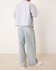ASOS DESIGN ASOS DESIGN extreme baggy jeans with front pleats in light wash blue - 2