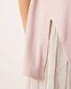 ASOS DESIGN ASOS DESIGN extreme hem oversized waffle T-shirt in washed pink - 4