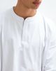 ASOS DESIGN ASOS DESIGN extreme oversized henley t-shirt in white waffle - 4