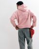 ASOS DESIGN ASOS DESIGN extreme oversized hood with pigment print in pink - 1