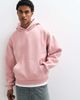 ASOS DESIGN ASOS DESIGN extreme oversized hood with pigment print in pink - 2