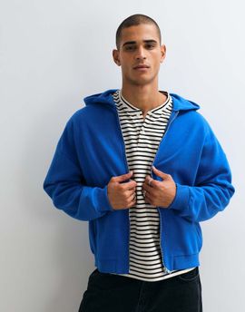 ASOS DESIGN ASOS DESIGN extreme oversized zip up hoodie in blue