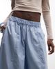 ASOS DESIGN ASOS DESIGN extreme parachute pants in techy nylon in power blue - 4