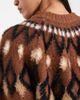 ASOS DESIGN ASOS DESIGN eyelash yoke placement sweater in toffee-Auburn - 4