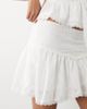 ASOS DESIGN ASOS DESIGN eyelet mini skirt with lace trim detailing in white - 4