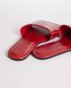 ASOS DESIGN ASOS DESIGN Faith flat sandals in red croc - 4