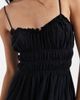 ASOS DESIGN ASOS DESIGN Faith shirred beach maxi sundress in black - 3