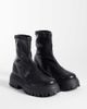 ASOS DESIGN ASOS DESIGN Fall chunky sock ankle boots in black - 2