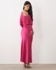 ASOS DESIGN ASOS DESIGN fallen shoulder maxi dress in pink - 4
