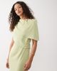 ASOS DESIGN ASOS DESIGN fallen shoulder midi dress in sage-Green - 3