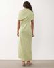 ASOS DESIGN ASOS DESIGN fallen shoulder midi dress in sage-Green - 4