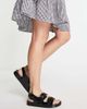 ASOS DESIGN ASOS DESIGN Fate jelly flat sandals with buckles in black - 1