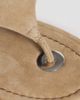 ASOS DESIGN ASOS DESIGN Fate premium chunky toe thong in mushroom gray suede - 4