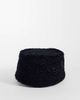 ASOS DESIGN ASOS DESIGN faux astrakhan pillbox hat in black - 1