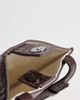 ASOS DESIGN ASOS DESIGN faux croc leather crossbody pouch in brown - 3