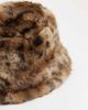 ASOS DESIGN ASOS DESIGN faux fur bucket hat in leopard print-MULTI - 2