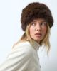 ASOS DESIGN ASOS DESIGN faux fur Cossack hat in chocolate-Brown - 1