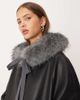 ASOS DESIGN ASOS DESIGN faux fur short collar in gray - 1