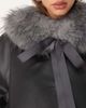 ASOS DESIGN ASOS DESIGN faux fur short collar in gray - 2