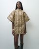 ASOS DESIGN ASOS DESIGN faux leather batwing mini dress in snake print-MULTI - 1