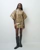 ASOS DESIGN ASOS DESIGN faux leather batwing mini dress in snake print-MULTI - 3