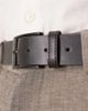 ASOS DESIGN ASOS DESIGN faux leather belt with black buckle in black - 2