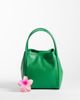 ASOS DESIGN ASOS DESIGN faux leather bucket cross body bag in green - 2