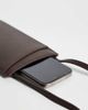 ASOS DESIGN ASOS DESIGN faux leather phone cross body pouch in brown - 3