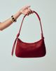 ASOS DESIGN ASOS DESIGN faux leather pony affect shoulder bag in red-Black - 2