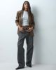 ASOS DESIGN ASOS DESIGN faux leather relaxed blazer in toffee-Brown - 2