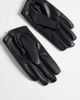 ASOS DESIGN ASOS DESIGN faux leather short gloves in black - 2