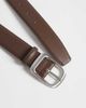 ASOS DESIGN ASOS DESIGN faux leather smart belt in brown - 2