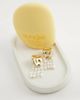ASOS DESIGN ASOS DESIGN faux pearl stud earrings with tassels in ivory-White - 2