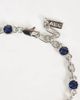 ASOS DESIGN ASOS DESIGN faux sapphire stone chain bracelet in silver - 3