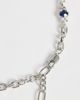 ASOS DESIGN ASOS DESIGN faux sapphire stone chain necklace in silver - 3