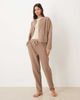ASOS DESIGN ASOS DESIGN faux shearling lounge jacket in mink-Brown - 2