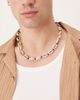 ASOS DESIGN ASOS DESIGN faux shell and cord necklace in cream-White - 1