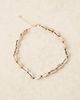 ASOS DESIGN ASOS DESIGN faux shell and cord necklace in cream-White - 2