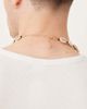 ASOS DESIGN ASOS DESIGN faux shell and cord necklace in cream-White - 3
