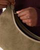 ASOS DESIGN ASOS DESIGN faux suede 90s shoulder bag in khaki-Green - 2