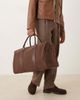 ASOS DESIGN ASOS DESIGN faux suede carryall bag in brown - 1