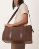 ASOS DESIGN ASOS DESIGN faux suede carryall bag in brown - 2